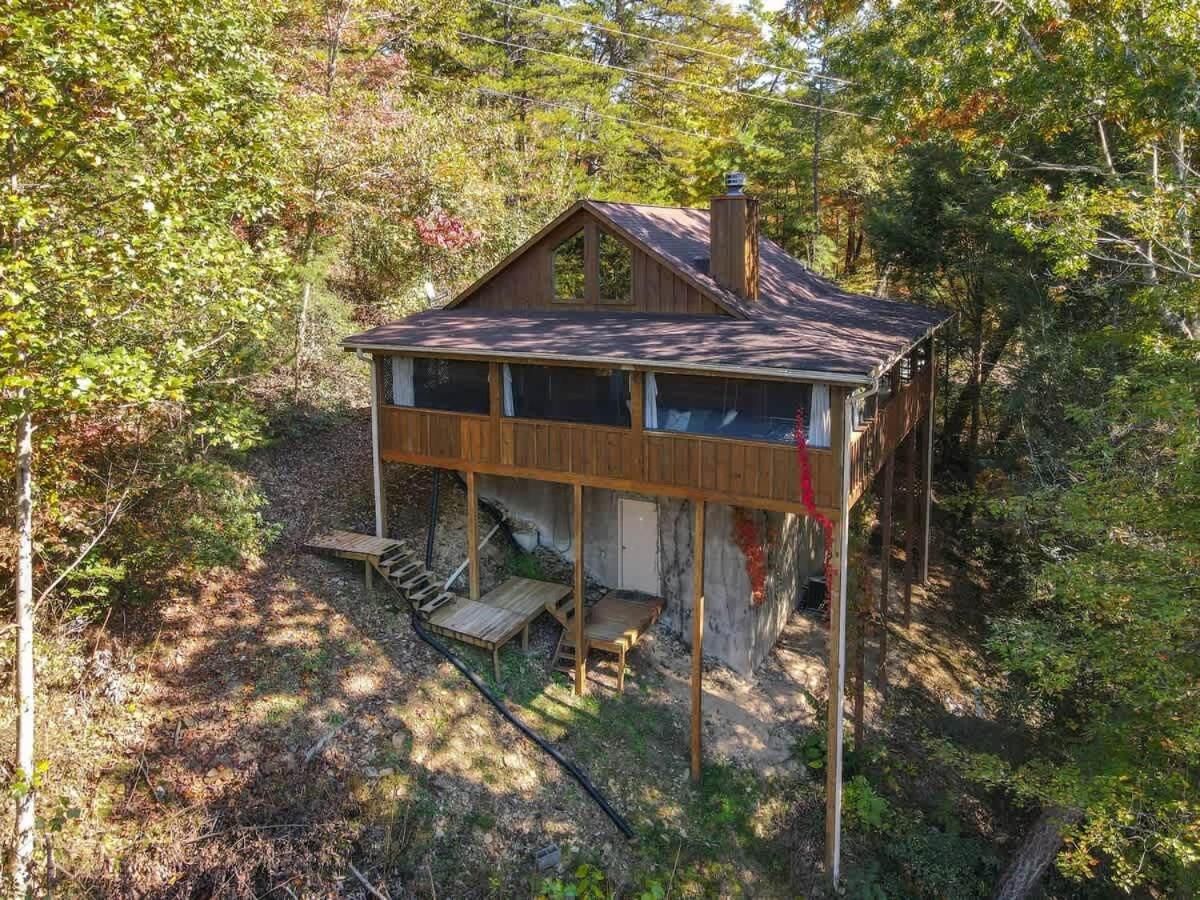Nice View Fireplace, Hot Tub, Porch Bed, Private Sevierville Eksteriør billede